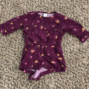 Old navy floral baby girl romper